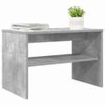 vidaXL Meuble TV Gris béton 60 x 35 x 40 cm Bois d'ingénierie