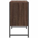 vidaXL Armoire lavabo de salle de bain chêne marron bois d'ingénierie