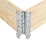 vidaXL Jardinière surélevée 50x150 cm Bois de pin solide