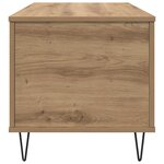 vidaXL Table basse chêne artisanal 90 x 44.5 x 45 cm Bois d'ingénierie