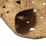 vidaXL Tapis de surface Naturel 152 x 245 cm Jute