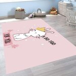 Tapis enfant Calin 100 x 160 cm - Rose