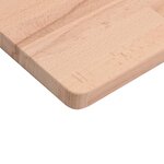 vidaXL Étagère murale 80x20x4 cm bois massif de hêtre