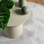 vidaXL Tapis HUARTE à poils courts doux et lavable gris Ø 160 cm