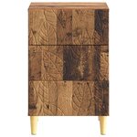 vidaXL Table de chevet Bois ancien 43 x 39 5 x 66 5 cm