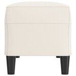 vidaXL Banc Crème 100x35x41 cm Similicuir