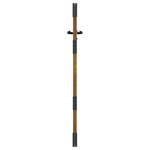 vidaXL Portail de jardin 85x150 cm acier corten design de bambou