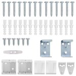 vidaXL Store Vénitien Réglable Blanc 150 x 160 cm PVC