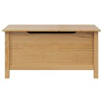 vidaXL Boîte de rangement HILL Marron miel 90 x 40 x 45 cm Pin massif