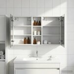 vidaXL Ensemble de Meubles de Salle de Bain 3 Pièces 100 x 10 5 x 60 5 cm