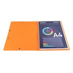 Chemise à élastiques sans Rabats carton 400g 24x32 cm Orange EXACOMPTA