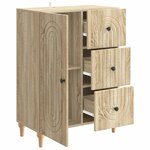 vidaXL Buffet Chêne Sonoma 66 x 34 5 x 90 cm Bois d'ingénierie