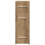 Armoire de pharmacie vidaXL en chêne fait main 20x45 5x60 cm en bois d'ingénierie