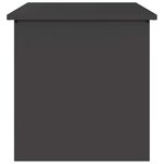vidaXL Boîte de Rangement Extérieure Noir 55 x 50.5 x 50 cm