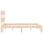 vidaXL Cadre de lit sans matelas 140x200 cm bois massif de pin