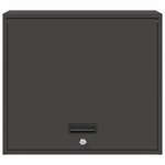 vidaXL Armoire murale pour garage Noir 60 x 40 x 53 cm