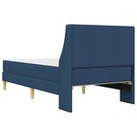 vidaXL Cadre de lit avec matelas avec tête de lit Polyester