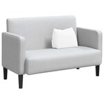 vidaXL Coussin de Dos Blanc 45 x 20 x 35 cm tissu