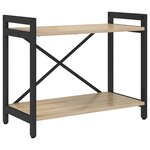 vidaXL Étagère Chêne Sonoma 60 x 30 x 50 cm Bois d'ingénierie