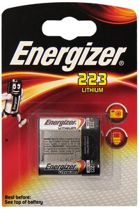 Blister de 1 Pile Lithium 223 CR-P2 6V ENERGIZER