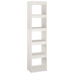 vidaXL Bibliothèque/Séparateur de pièce Blanc 40x30x167 5cm Pin massif