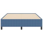 vidaXL Cadre de lit Bleu 140 x 200 cm Tissu en velours côtelé