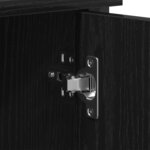 vidaXL Ensemble meuble TV Montage mural Chêne noir 101 x 35 x 65 cm