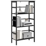 vidaXL Étagère Chêne noir 60 x 29 5 x 115 cm Bois d'ingénierie