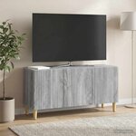 vidaXL Meuble TV 99 x 34 5 x 50 cm Sonoma gris Bois d'ingénierie