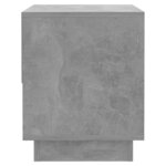 vidaXL Tables de chevet 2 Pièces Gris béton 45x34x44 cm Bois d'ingénierie