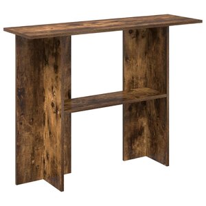 vidaXL Table console Chêne fumé 100 x 30 x 75 cm Bois d'ingénierie