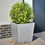 vidaXL Jardinières 2 Pièces 50x50x50 cm acier galvanisé