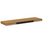 vidaXL Étagère Murale 4 Pièces Beige 90 x 23 5 x 4 cm Bois d'ingénierie