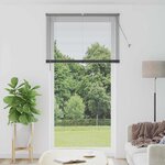 vidaXL Store de Fenêtre Gris foncé 80 x 130 cm Aluminium