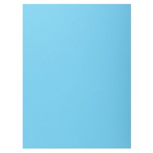 Paquet 100 Chemises 1 Rabat Super 160 - 24x32cm - Bleu Clair - X 5 - Exacompta