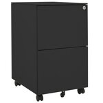 vidaXL Classeur mobile Anthracite 39x45x67 cm Acier