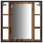 vidaXL Ensemble de mobilier de salle de bain 4 Pièces Bois Ancien