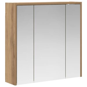 vidaXL Armoire Miroir de Salle de Bain Chêne artisan