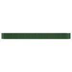 vidaXL Lit surélevé de jardin Acier galvanisé 440x80x36 cm Vert