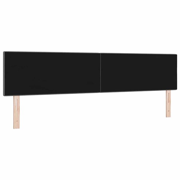 vidaXL Tête de lit avec tête de lit Gris foncé 200 cm tissu