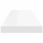 vidaXL Étagère flottante murale blanc 80x23 5x3 8 cm MDF