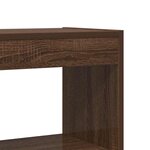 vidaXL Bibliothèque Marron 100 x 30 x 198 cm Bois d'ingénierie