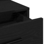 vidaXL Coiffeuse Chêne noir 79 x 41 x 135 cm Bois d'ingénierie
