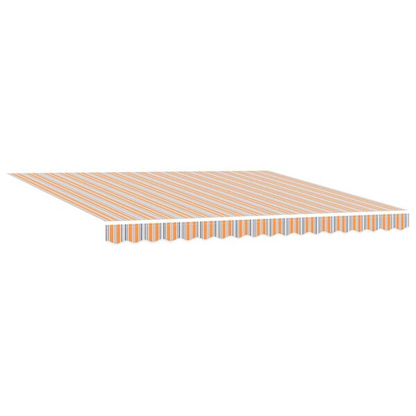 vidaXL Auvent Rétractable Multicolore 400 × 300 cm tissu