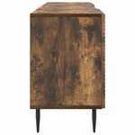 vidaXL Meuble TV Chêne fumé 150 x 31 x 50 cm Bois d'ingénierie