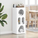 vidaXL Buffet Blanc 40 x 35 x 100.5 cm Bois d'ingénierie