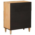 vidaXL Armoires de rangement Marron 60 x 33 5 x 75 cm