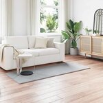 vidaXL Tapis en Fourrure Synthétique de Lapin Olite Gris 80 x 200 cm