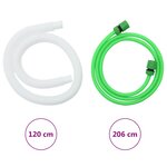 vidaXL Réservoir d'eau avec robinet pliable 380 L PVC