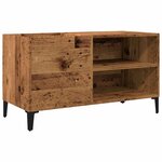 vidaXL Armoire à disques vieux bois 84 5x38x48 cm bois d'ingénierie